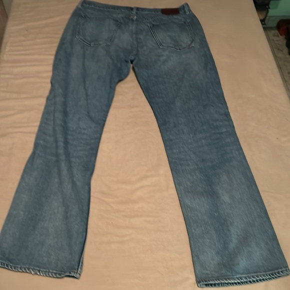 BANANA REPUBLIC 35x32 STRAIGHT LEGS men’s blue jeans - Picture 2 of 12